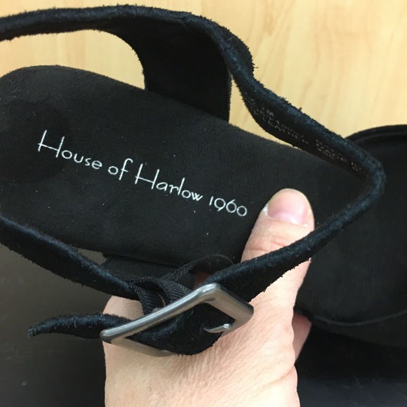 NEW  Arrival 🖤 House of Harlow 1960 Black Clogs cw - Picture 5 of 8